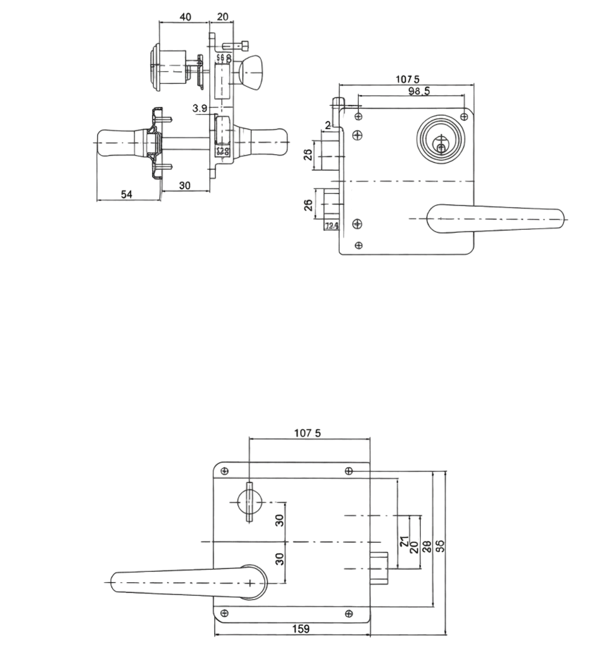 C2 Watertight Door Lock